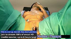 Dr Tampa handles my wild moans as patient Alix Avery backstage
