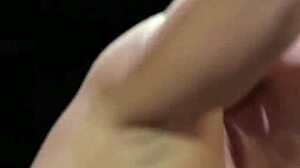 bbw elisa beth rams big red dildo in fat pussy