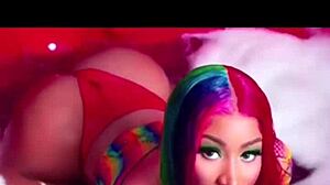 Yo Nicki Minaj's ebony tits and big ass up close in this hot celebrity compilation closeup