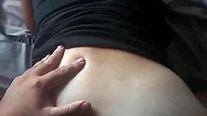 Young Stud's Heart Races Pounding Infiel Mature Latina Cougar Bent Over Doggystyle In Bedroom Dirty Homemade Taboo