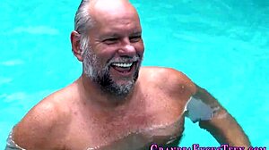 imagine this teen getting spermed by old man's rod outdoors?