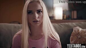 Skinny teen stepdaughter begs stepdad for DOUBLE PENETRATION