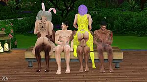 jamie and jessica beg for bbc gangbang pounding