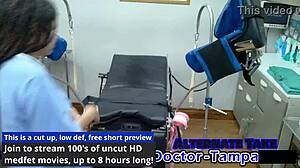 Dr Tampa handles my wild moans as patient Alix Avery backstage