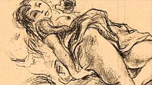 vintage erotic drawings capture hairy retro fantasies in antique style