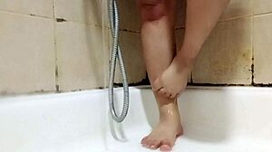 Chubby Asian feet tease lovers in homemade closeups