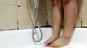 Chubby Asian feet tease lovers in homemade closeups