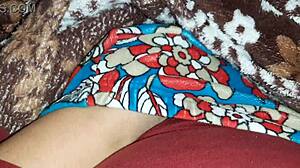 stepsister leg massage sparks secret blanket masturbation