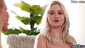 cis blondie rylee blake rides hard trans cock