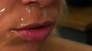 Wicked Stunner Swallows Cum Shots in Extreme Facial!