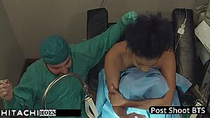 human guinea pig phoenix rose hitachi vibrated to screaming orgasms by tampa doctor backstage