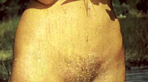 wow vintage hairy pussy pounded doggystyle bent over outdoors taboo!
