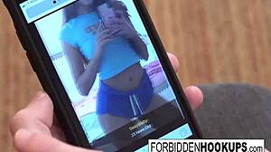 Big Boobed Babe Devours Stepbrother's Fat Cock In Hardcore Pickup Facial Cumshot