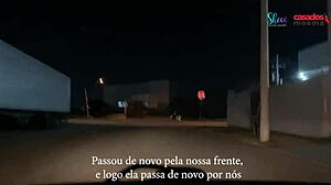 brazilian blonde mature wife bent over car doggystyle by young guy cuckold watches