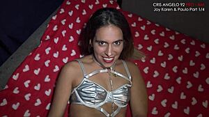 hey watch this threesome hotwife hairy pussy get dirty anal creampie double fun