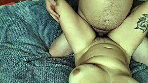 Stepsister and i mutually masturbate then i fuck her tight hairy pussy