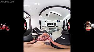 VRLatina Tattooed Babe's Intense Workout Session