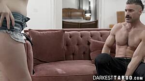 Sensual Redhead Maya Kendrick's Pussy Takes Stepdad's Monster Cock Hard