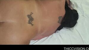 BBW BRUNETTE RAILS BIG BLACK MONSTER COCK BAREBACK DEEPTHROAT IN HOTEL!