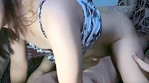 TikTok girl fills up with steamy creampie in dorm surprise