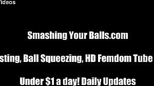 i kick your pathetic balls so hard they bounce back into your gut pov