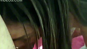 Athletic Latina Milf Gets Oily Massage Ending in Cum-Filled Glass