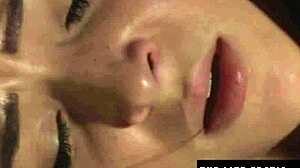 gorgeous petite brunette fingers clit watching mirror doggystyle tease