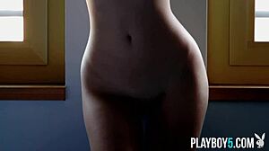 stunning ukrainian milf model bares curves for playboy shoot