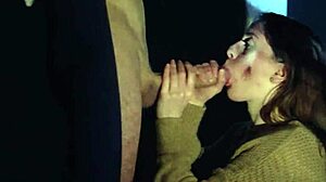 damn my little stepsis takes double facial so good