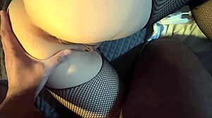 stepsister in sexy stockings lying there all wet and submissive i just had to rip her clothes