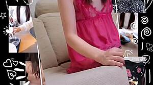 Japanese mature wife loves backshots creampie pounding nonstop