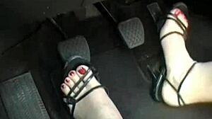 Three Ladies Race Car Gas Pedal Joyride