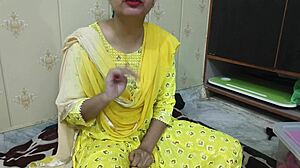 father-in-law builds secret sex bond with stepdaughter in hindi moans