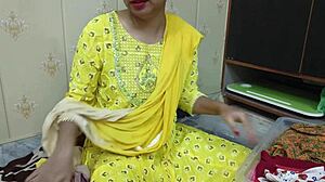 father-in-law builds secret sex bond with stepdaughter in hindi moans