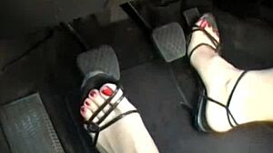 Three Ladies Race Car Gas Pedal Joyride