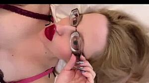 Russian Mistress Goddess in Glasses Commands Total Submission