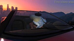 Franklin Hammers Hooker In GTA Car