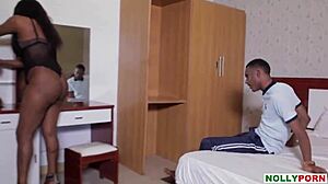 Ever seen african ebony babe seduce with her tight pussy grip?