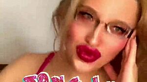 Russian Mistress Goddess in Glasses Commands Total Submission