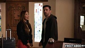 nicole doshi cheats riding her boyfriend's brother's huge cock behind his back full taboo movie