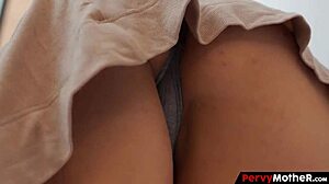 i relax topless in the hot pool as stepson gropes my big natural tits