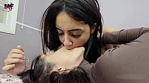 babe, taste these sweet sin lesbian kisses from brazilian brunettes
