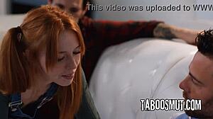 pervy stepdad n social worker double penetrate skinny redhead stepdaughter hard