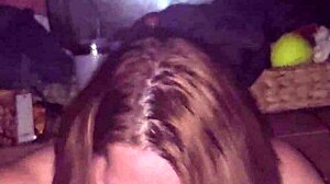i deepthroat his cock then suck his toes loving every bit as his milf slut