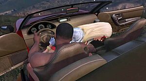 Franklin Hammers Hooker In GTA Car