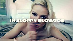 Brunette Babe Slurps Messy On Monster Cocks In Face Fucking Frenzy
