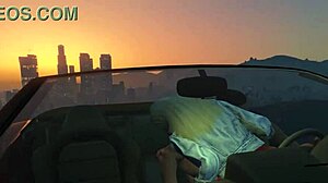Franklin Hammers Hooker In GTA Car