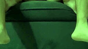 Young amateur pornstar sits deep on cock flashing wet pussy voyeur style