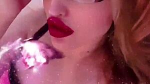 Russian Mistress Goddess in Glasses Commands Total Submission