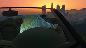 Franklin Hammers Hooker In GTA Car